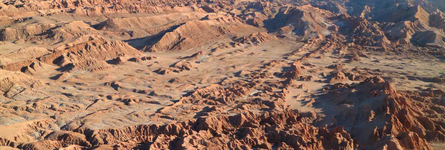Amazing rock formations at valle de la luna or valley of the moon, atacama desert, chile