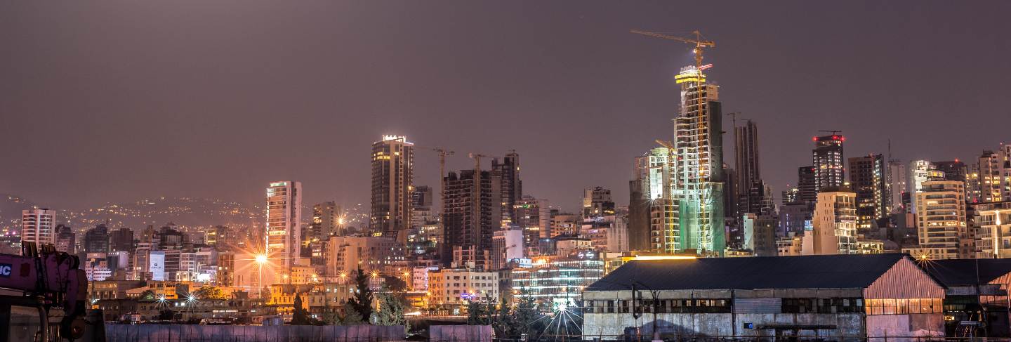 Lebanon beirut city skyline