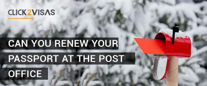Can you renew your passport at the Post Office?
