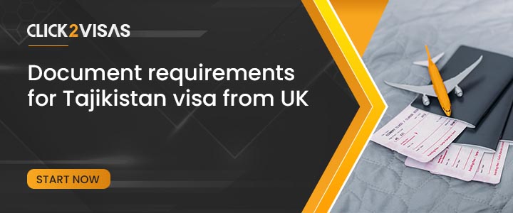 Document requirements for Tajikistan visa from UK