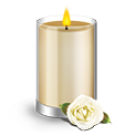 Memorial Book Candle