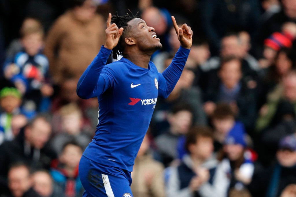 Chelsea forward Michy Batshuayi.