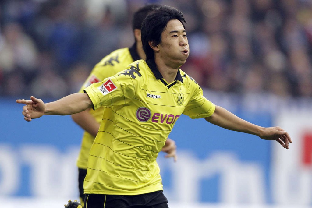 Borussia Dortmund midfielder Shinji Kagawa.