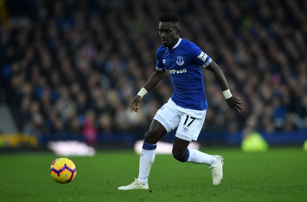 Everton midfielder Idrissa Gueye.