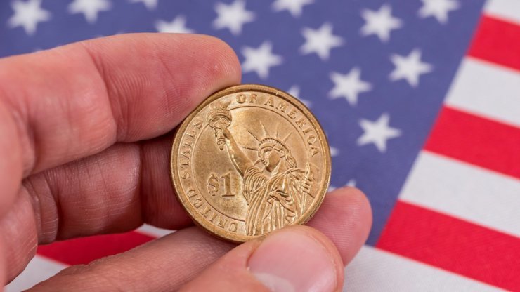 Donald Trump US dollar coin