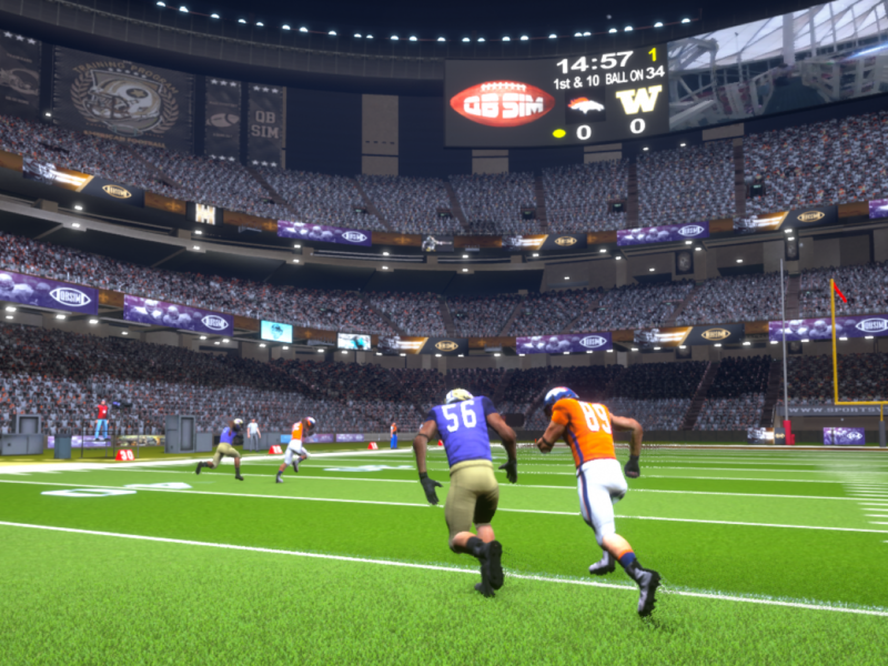 QBSIM VR Solution Development for Quarterback Training NiX