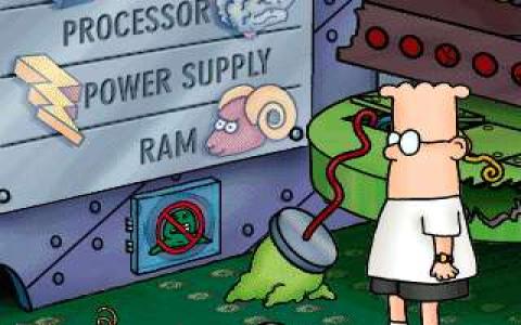 Young Dilbert Hi-Tech Hijinks - game cover