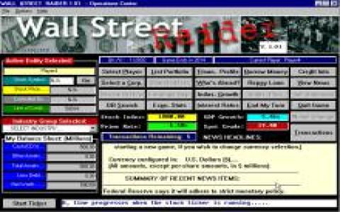 Wall $treet Raider - game cover