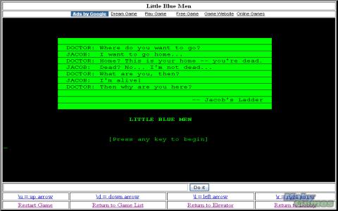 Little Blue Men - game cover