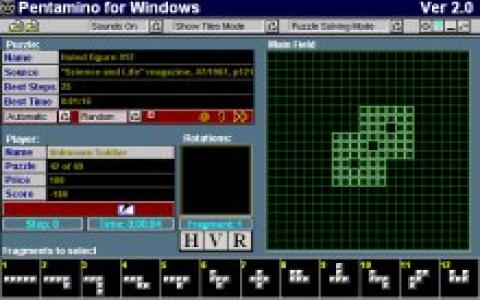 Pentamino for Windows - game cover