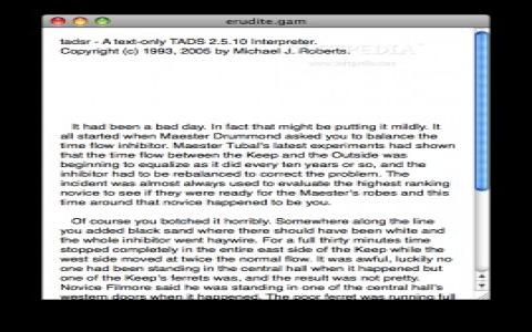 Erudition Chamber, The - game cover