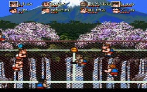 Kunio-kun no Dodge Ball Dayo Zenin Syuugou! - game cover