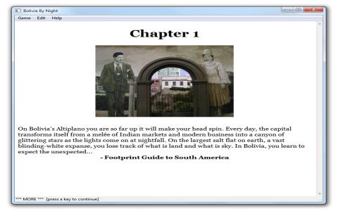 Bolivia by Night - game cover