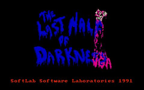 Last Half of Darkness - game cover