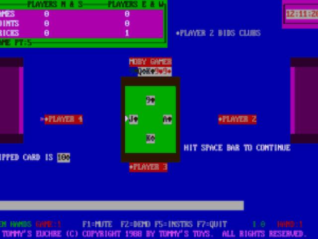 Tommy's Euchre - game cover