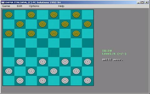 Dama Italiana - game cover