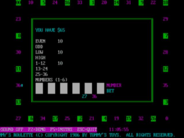 Tommy's Roulette - game cover