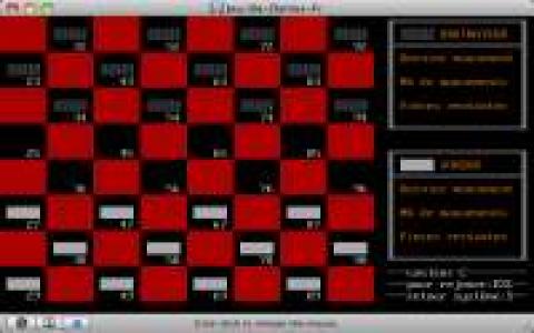 Jeu de dames - game cover