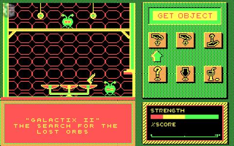 Galactix 2 - The Search for the Lost Orbs - game cover