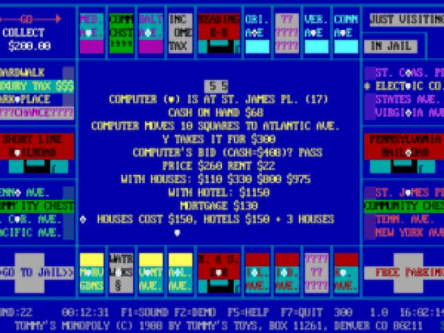 Tommy's Monopoly - game cover