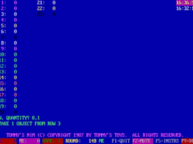 Tommy's Nim - game cover