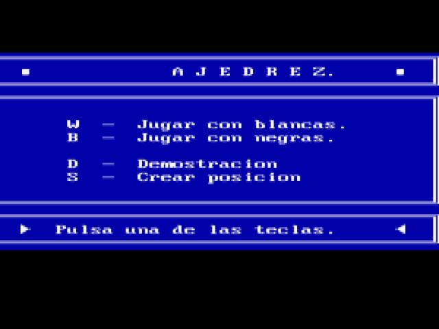 Ajedrez - game cover