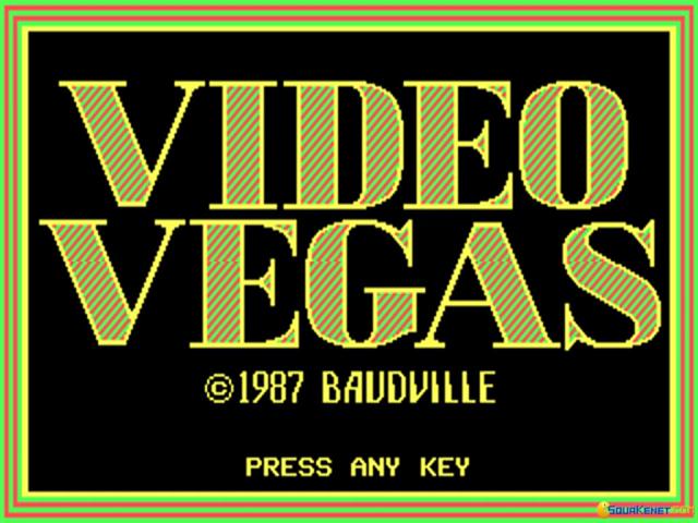 Video Vegas - title cover