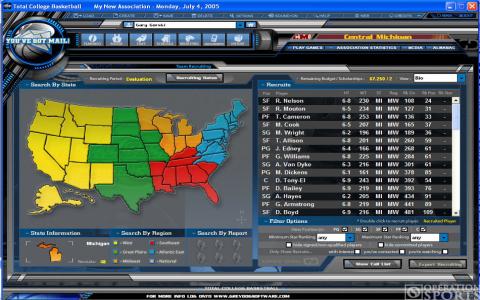 Total College Basketball - game cover