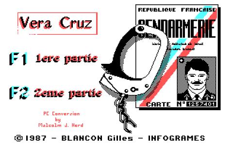L'Affaire Vera Cruz - game cover