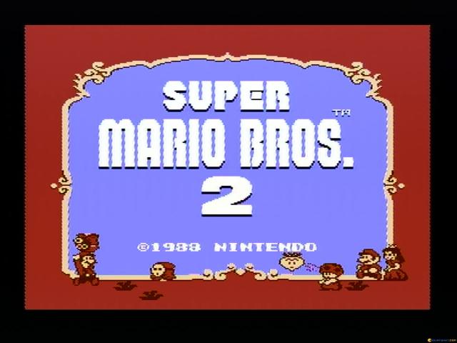 Super Mario Bros 2 - title cover