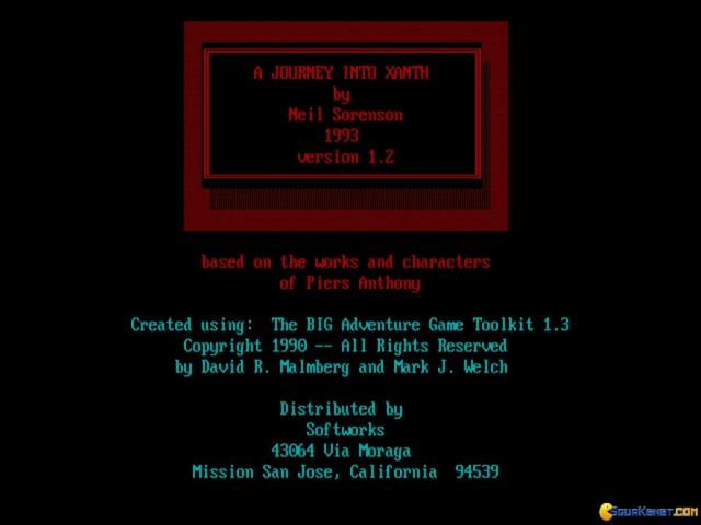 A Journey into Xanth - game cover