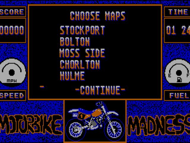 Motorbike Madness - game cover