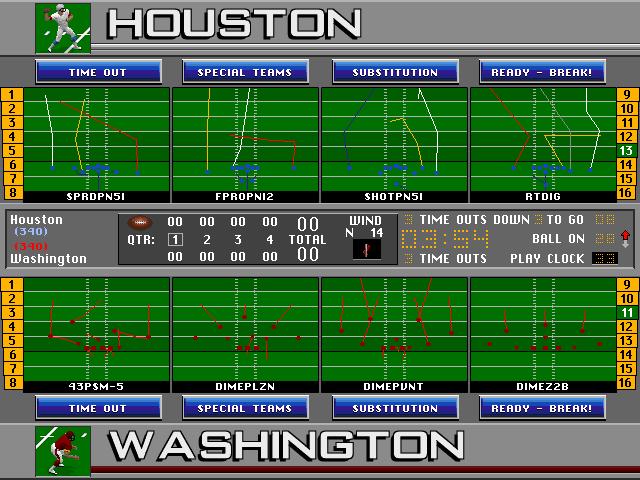 Front Page Sports : Football Pro '97 - game cover