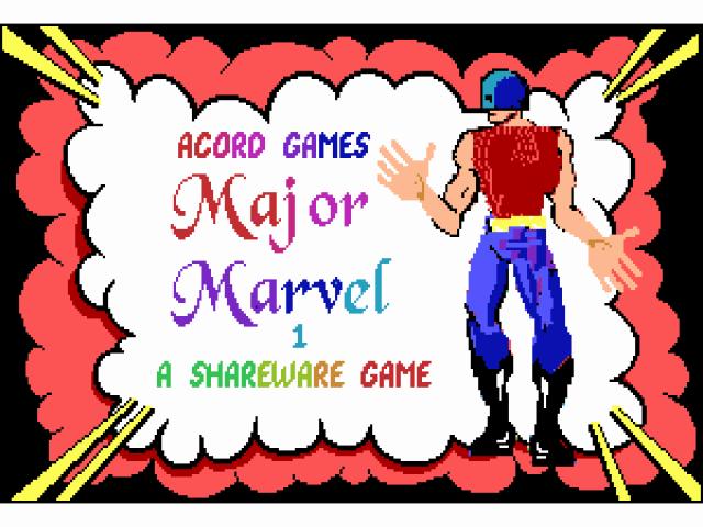 Major Marvel - game cover