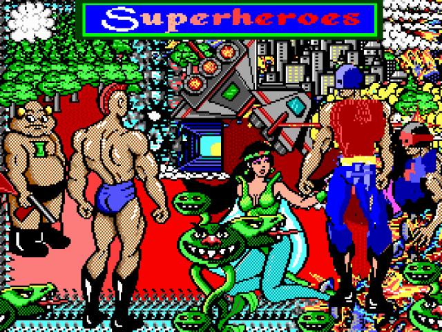 Superheroes - game cover