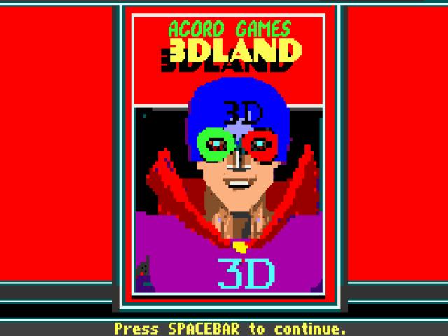 3D Land - game cover