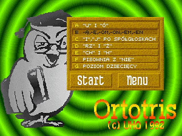 Ortotris - game cover