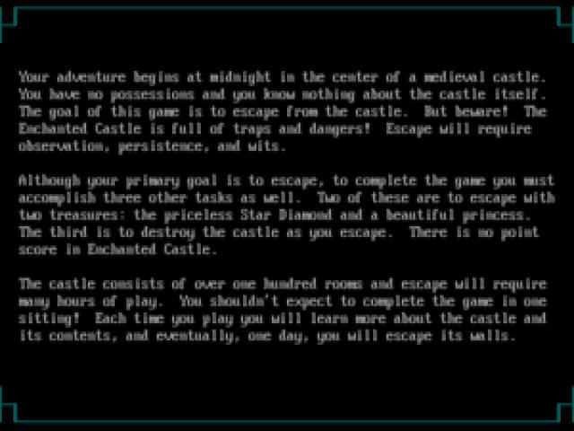 Enchanted Castle - title cover