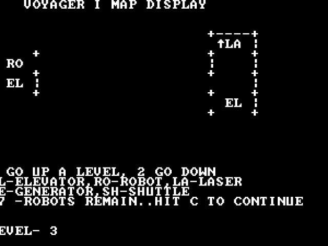Voyager I: Sabotage of the Robot Ship - game cover
