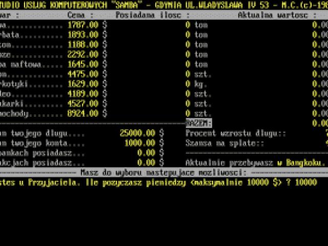 Biznesman - game cover