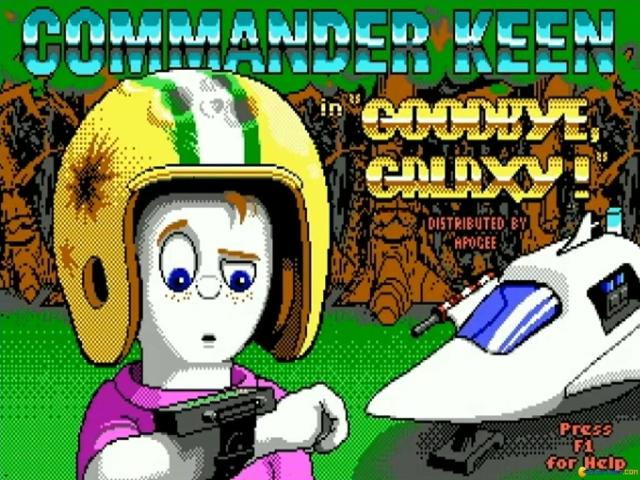 Commander Keen: Goodbye Galaxy - title cover