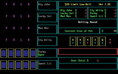 California Draw Low-Ball - game cover