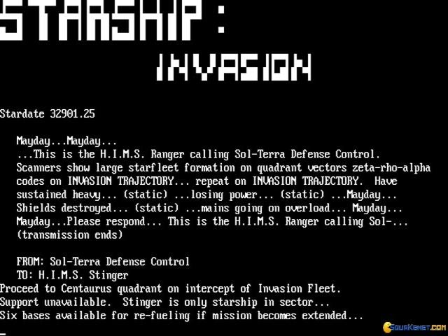 Starship Invasion - game cover