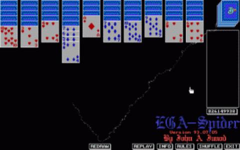 EGA-Spider - game cover