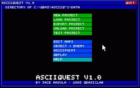 Asciiquest - game cover