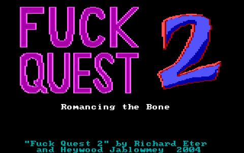 Fuck Quest 2: Romancing the Bone - title cover