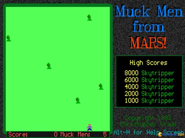 Muck Men from Mars - game cover