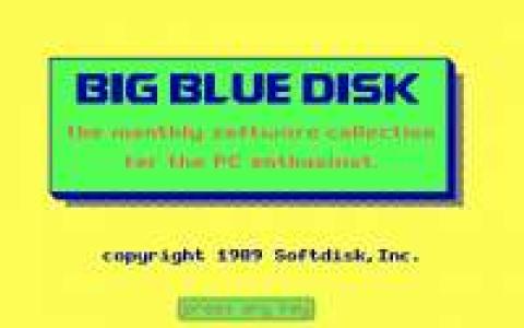 Big Blue Disk #30 - game cover