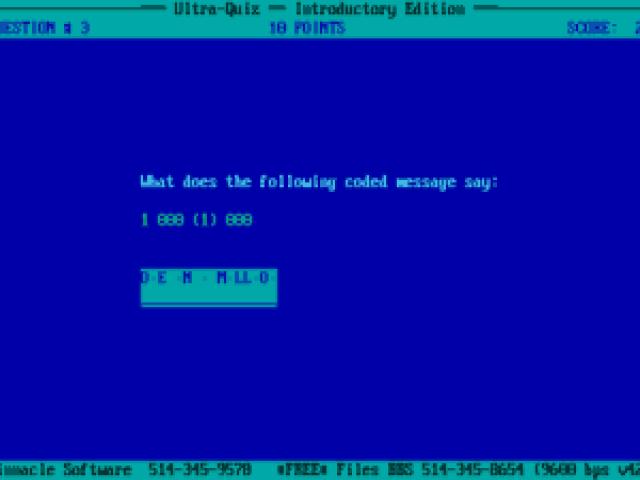 Ultra-Quiz - game cover