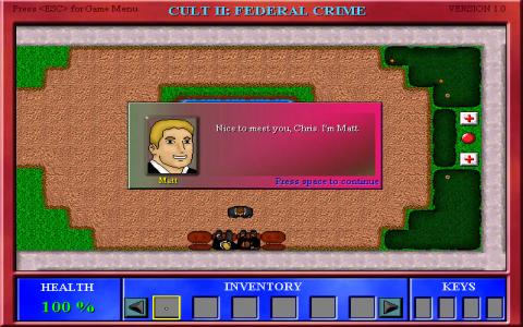 Cult II: Federal Crime - game cover